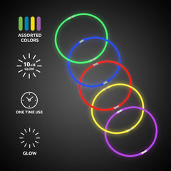 Assorted Glow Necklaces Retail Counter Display
