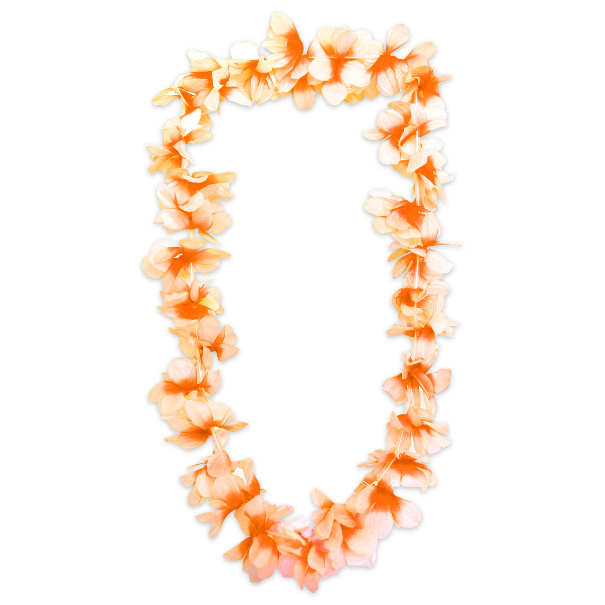 Orange Silk Flower 36"  Leis
