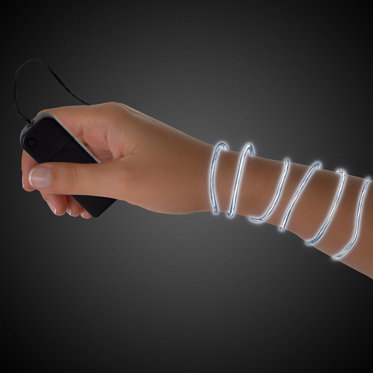 White EL Wire 2 Yards