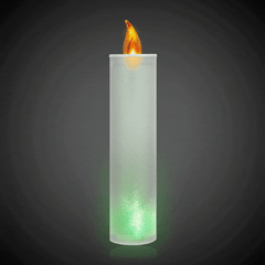 LED Flameless Multi-Color Glitter Candle