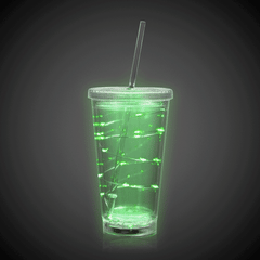 LED Green String Light Cup