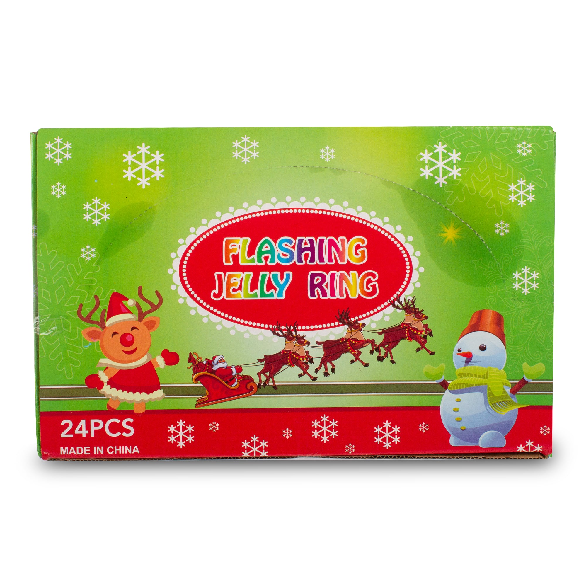 Led Christmas Rings Assorted LED Christmas Rings | Windy City Novelties