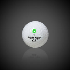 Night Flyer LED Green Constant-On Golf Ball