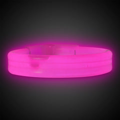 Pink Triple Wide 9" Glow Bracelets