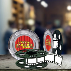 Movie Reel 9" Centerpiece