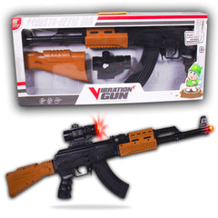 LED AK7744B Toy Rifle