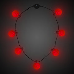 LED Red Ball Necklace