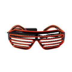 Orange EL Wire Slotted Shades