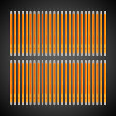 Orange Glow 5" Swizzle Sticks