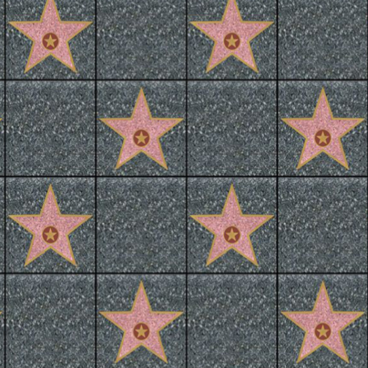 Walk of Fame Stars Room Roll