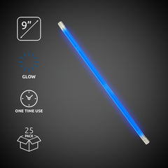 Blue 9" Glow Straws