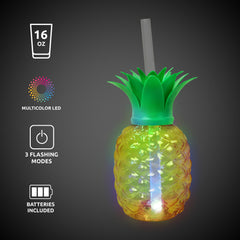 LED Pineapple 16 oz. Cup