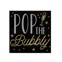 Pop the Bubbly Beverage Napkins