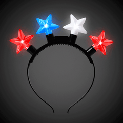 LED Patriotic Headbands Retail Hanging Display