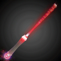 LED Fiber Optic Strobe Wand