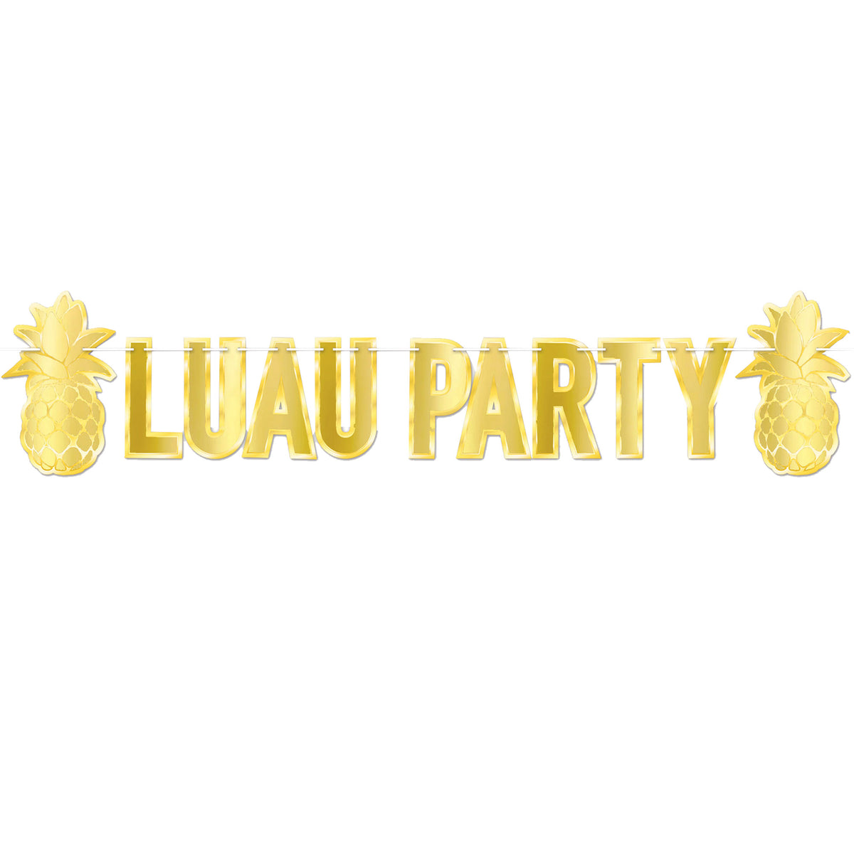 Luau Gold Foil Streamer