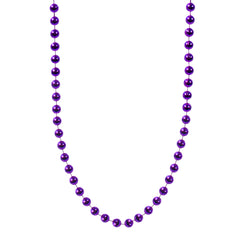 Purple 7mm Bead 33" Necklaces