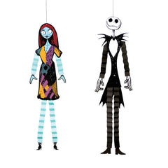 Nightmare Before Christmas Jack & Sally Hanging Decorations