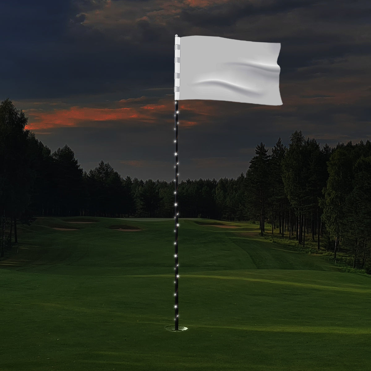 LED Flag Pin String Light