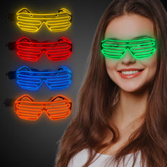 EL Wire Slotted Shades