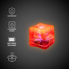 LED Neon Pink Ice Cubes
