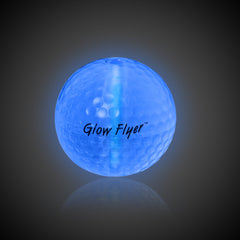 Blue Glow Flyer Golf Ball