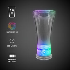 LED Pilsner 14 oz. Glass