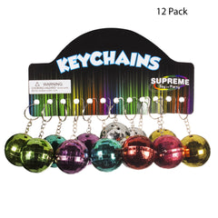 Mirrored Disco Ball Keychains