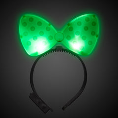LED Polka Dot Bow Headbands