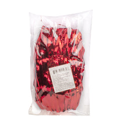 Red Metallic Fringe Curtain