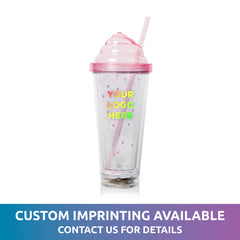 LED Pink Ice Cream Soda 13 oz. Tumbler