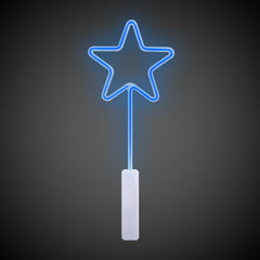 LED Blue Star Wand