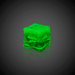 Neon Green LED Ice Cubes
