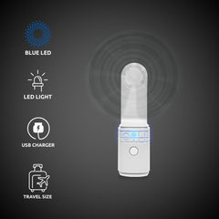 LED Black & White Rechargeable Fan