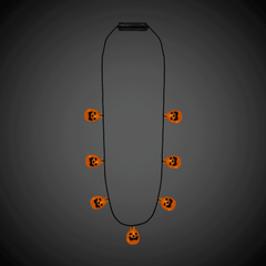 LED Halloween Necklaces Retail Hanging Display