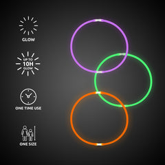 Halloween Glow Necklaces Retail Counter Display
