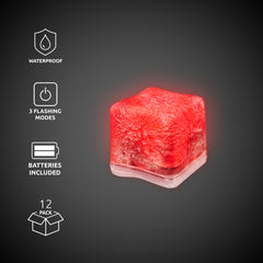 Red LED Ice Cubes
