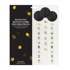 Congrats Grad Honeycomb Danglers
