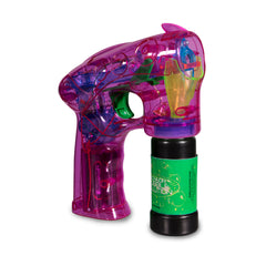 Neon Pink LED Bubble Gun