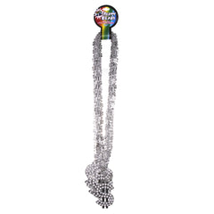 Silver Bead Dollar Sign Necklaces