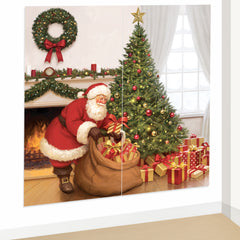 Vintage Santa Scene Setter