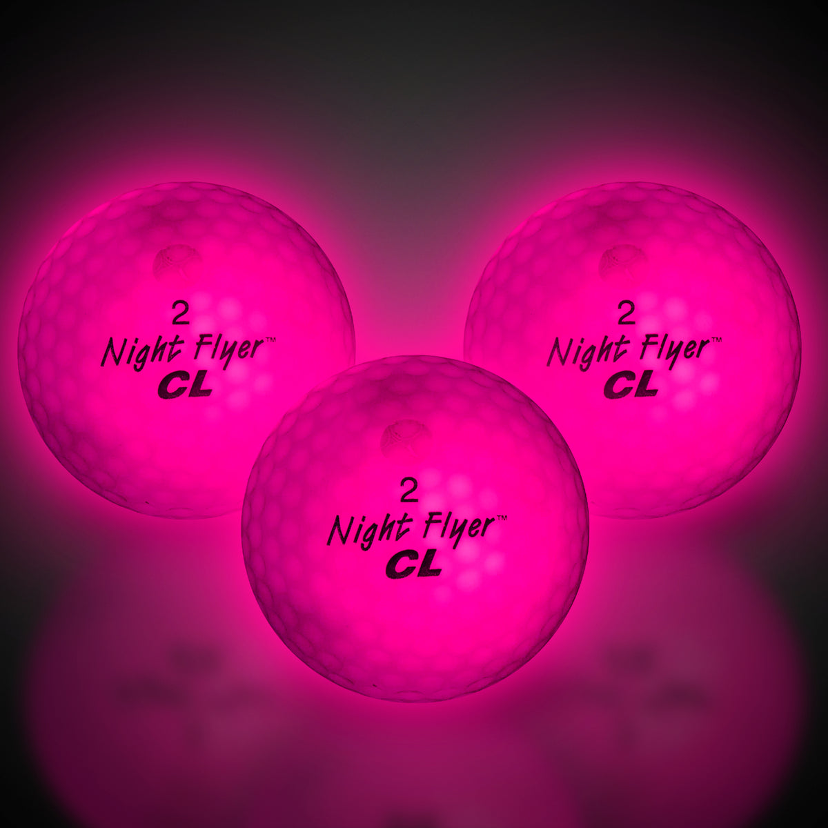 Night Flyer Pink Golf Balls