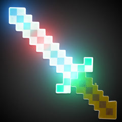 LED Teal 18" Pixel Sword