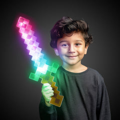 LED Teal 18" Pixel Sword