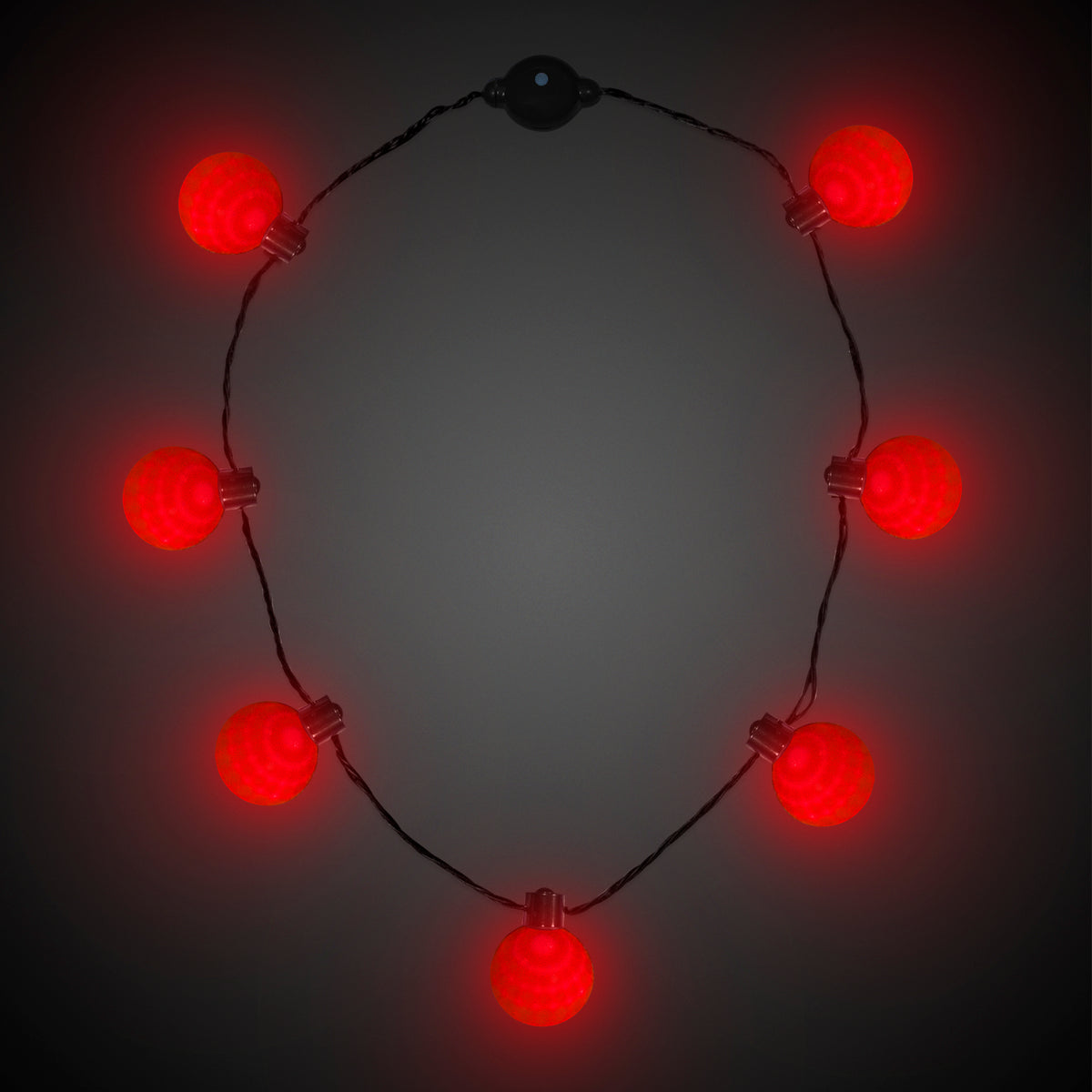 LED Red Ball Necklace