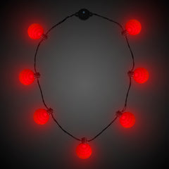 LED Red Ball Necklace
