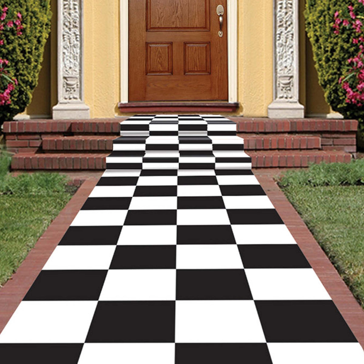 Checkered Floor Runner