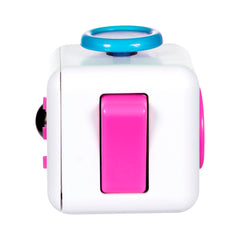 White & Pink Focus Cube