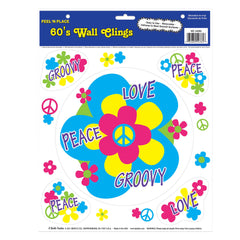 60s Retro Window Clings