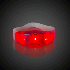 LED Red Stretchy Bangle Bracelet